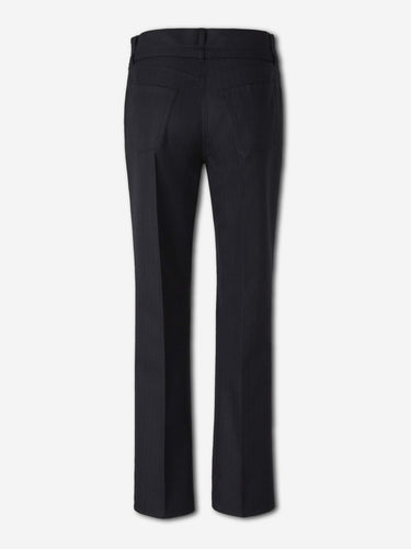 Dries Van Noten Mujer Barcelona Pantalones Rectos Lana color Azul Noche sku 761-004264 01 - Foto 3