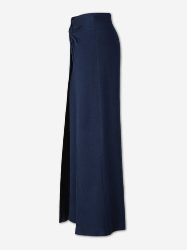 Silvia Tcherassi Mujer Barcelona Pantalones Canturipe color Azul Marino sku 761-004269 01 - Foto 3