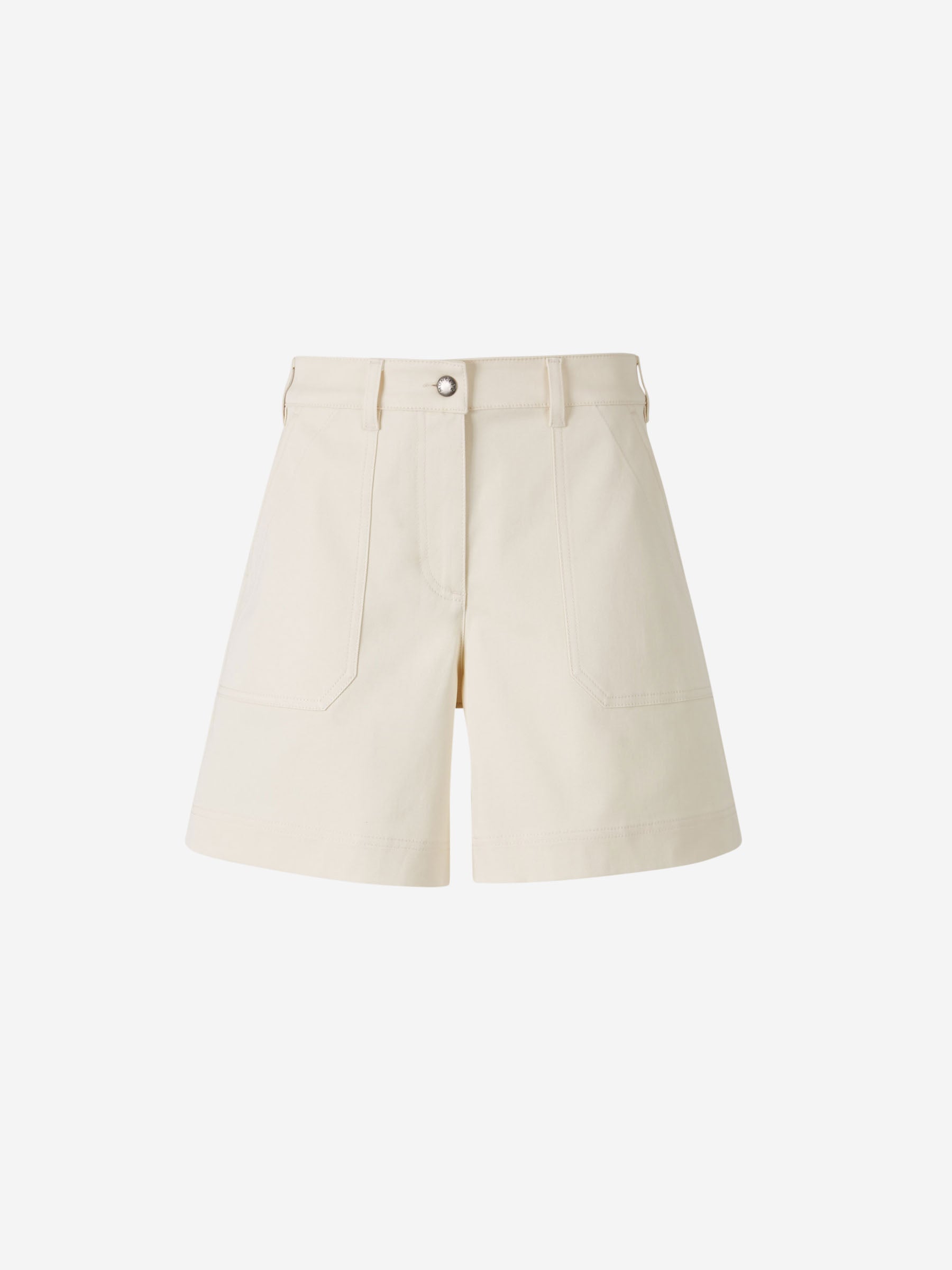 Moncler Mujer Barcelona Shorts Gabardina Algodón color Beige sku 762-000509 01 - Foto 1