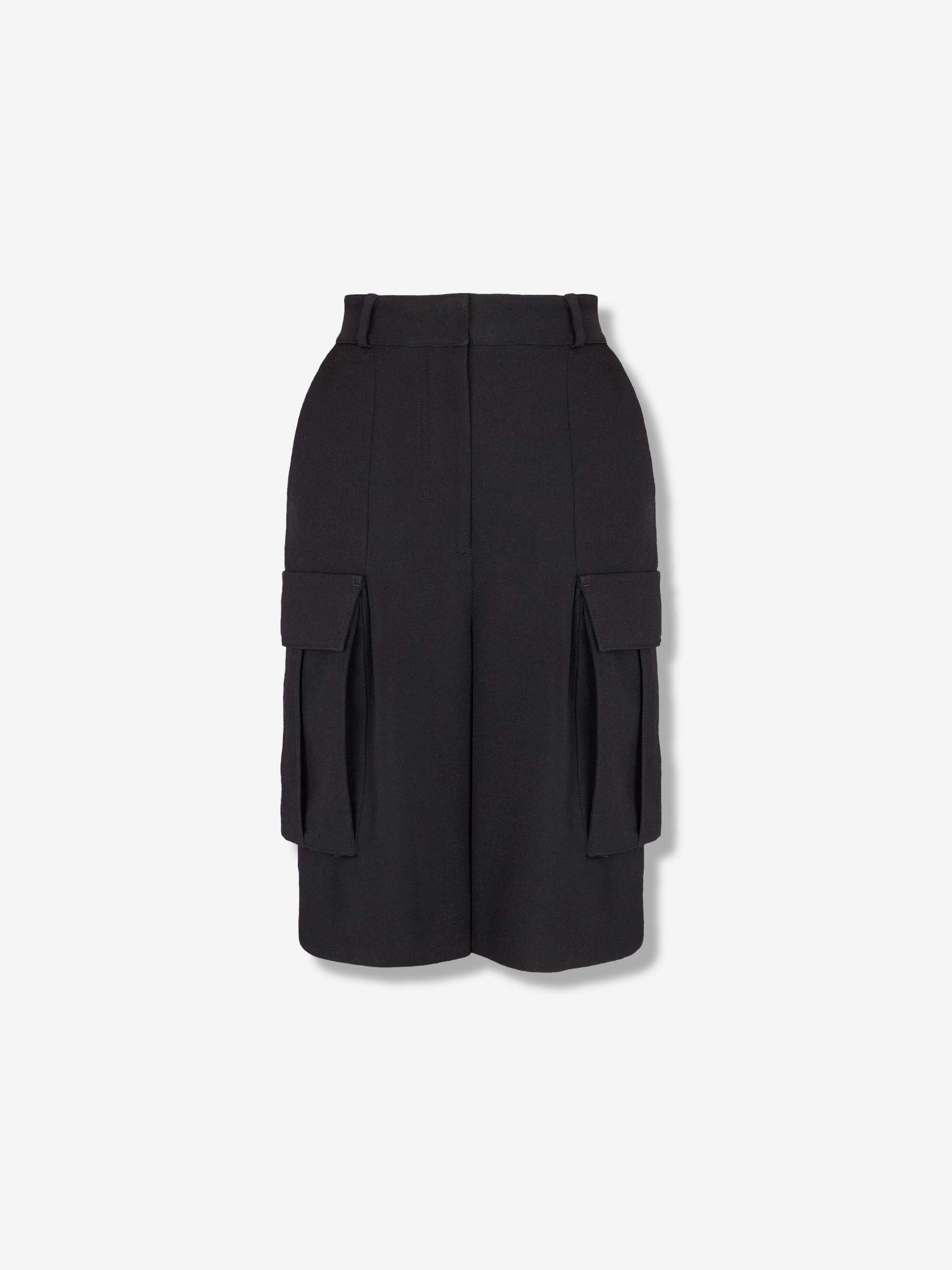Balmain Mujer Barcelona Bermudas Cargo Lana color Negro sku 762-000528 01 - Foto 1