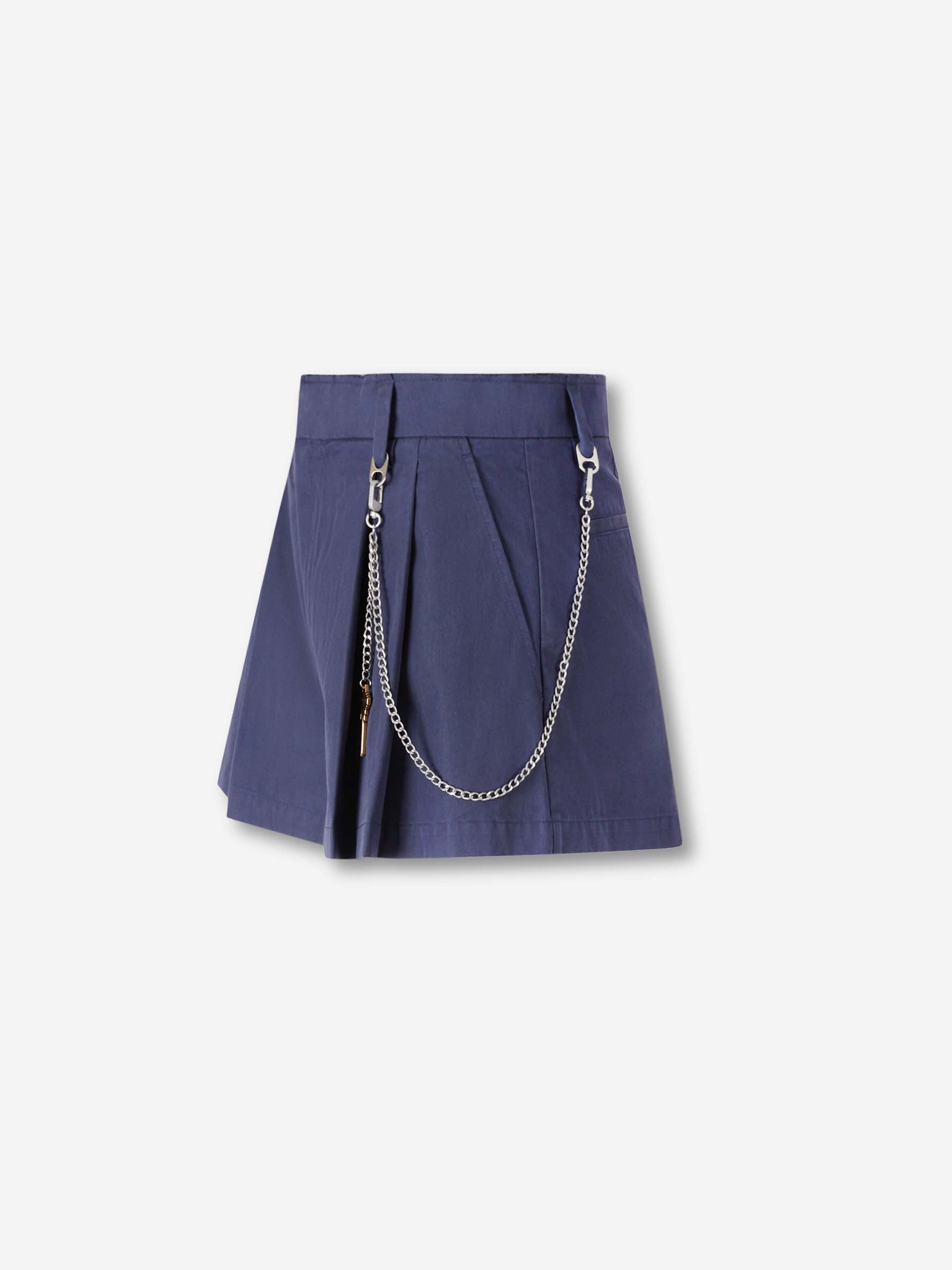 Alexander Wang Mujer Barcelona Bermudas con cadena color Azul Marino sku 762-000531 01 - Foto 2