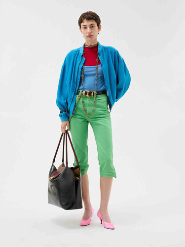 Versace Mujer Barcelona Jeans Capri color Verde sku 762-000541 01 - Foto 2