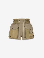 Balmain Mujer Barcelona Shorts Utility color Camel sku 762-000542 00 - Foto 1