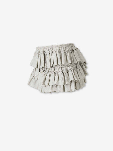 Dries Van Noten Mujer Barcelona Falda Pantalón Volantes color Gris sku 762-000546 01 - Foto 4