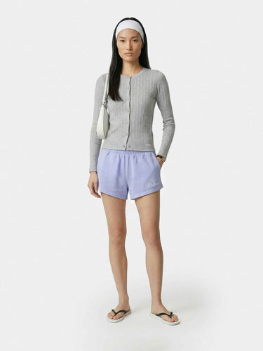 Sporty & Rich Mujer Barcelona Shorts Deportivos Avenue Disco color Lila sku 762-000551 01 - Foto 2