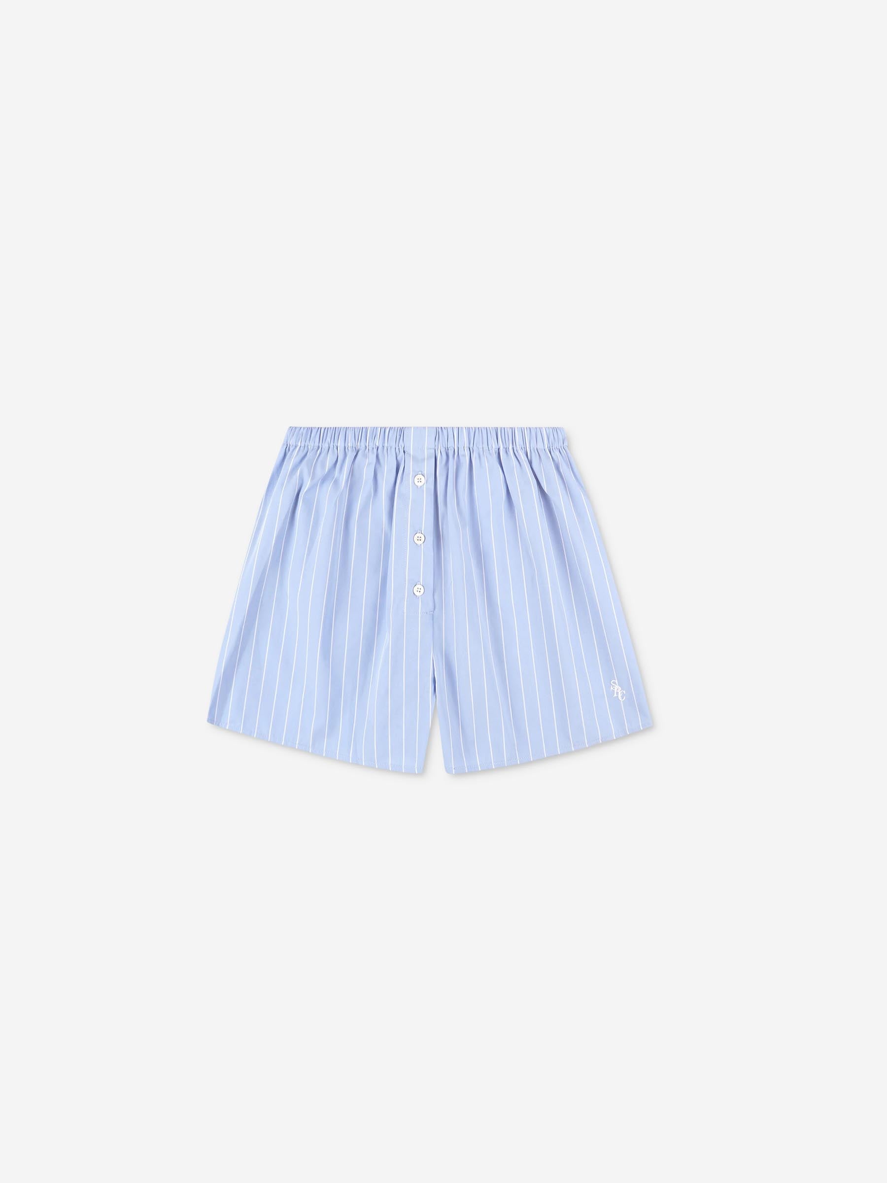 Sporty & Rich Mujer Barcelona Shorts Estilo Boxer color Azul Celeste sku 762-000553 01 - Foto 1