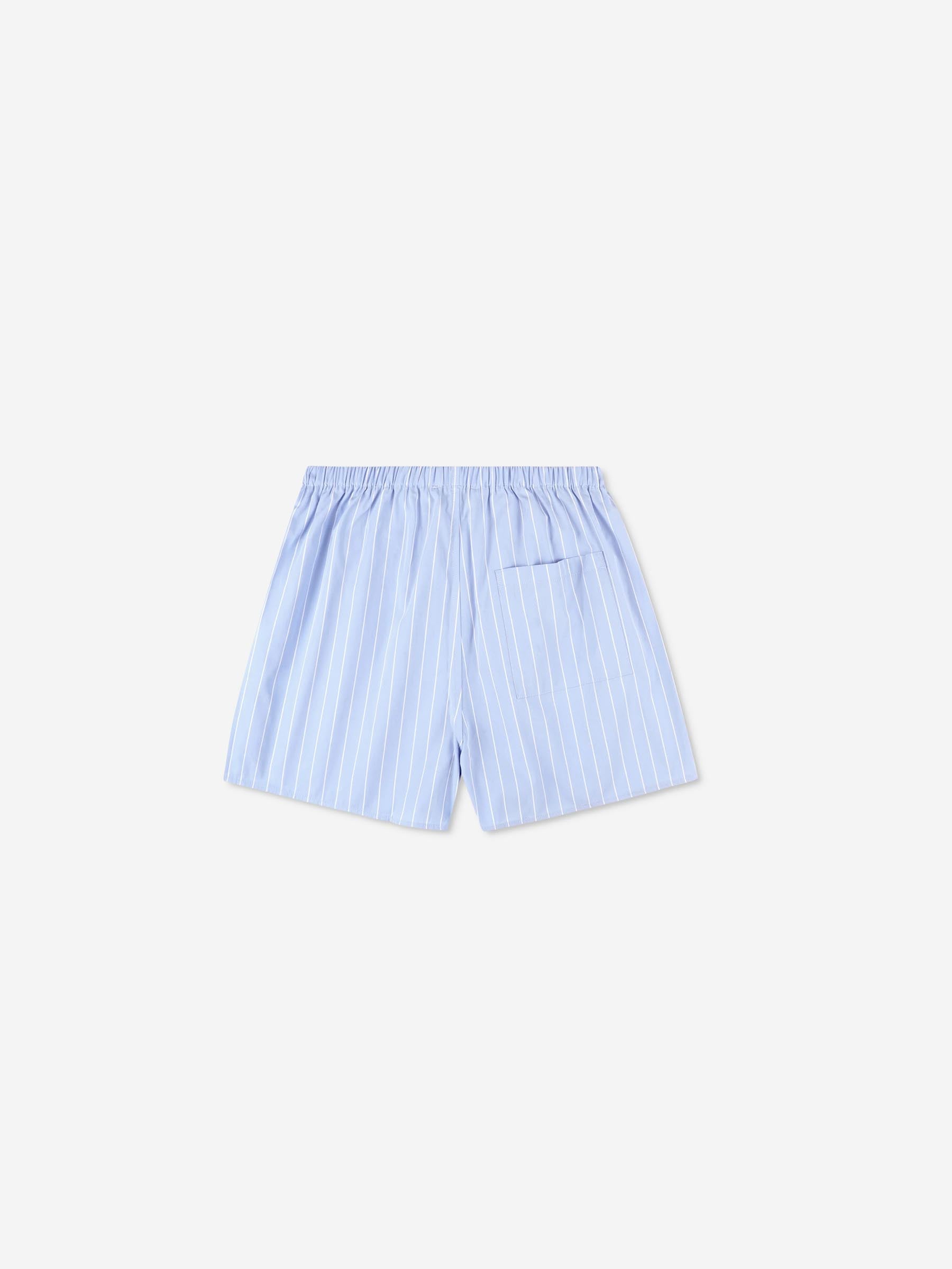 Sporty & Rich Mujer Barcelona Shorts Estilo Boxer color Azul Celeste sku 762-000553 01 - Foto 2