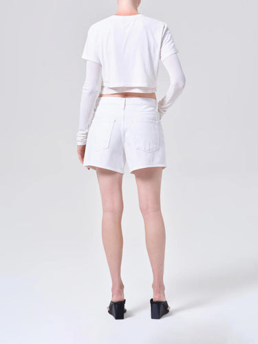 Agolde Mujer Barcelona Shorts Leith color Blanco sku 762-000564 01 - Foto 3
