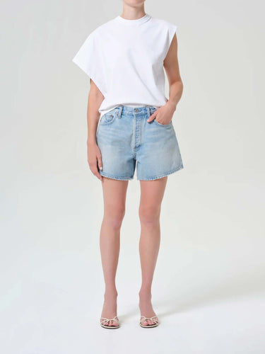 Agolde Mujer Barcelona Shorts Leith color Azul Denim sku 762-000565 01 - Foto 2