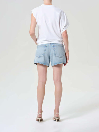 Agolde Mujer Barcelona Shorts Leith color Azul Denim sku 762-000565 01 - Foto 3