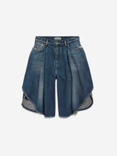Balenciaga Mujer Barcelona Bermudas Tulipán color Azul Denim sku 762-000566 01 - Foto 1