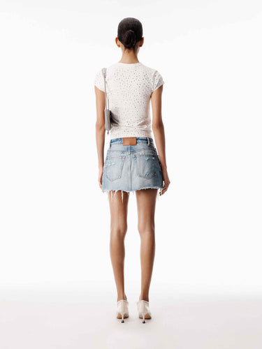 Alexander Wang Mujer Barcelona Falda Pantalón Capas color Azul Denim sku 762-000572 01 - Foto 3