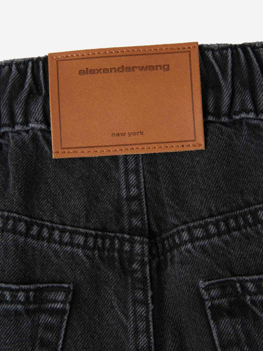 Alexander Wang Mujer Barcelona Shorts Rectos color Negro sku 762-000573 01 - Foto 5