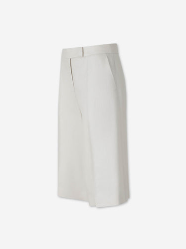 Max Mara Mujer Barcelona Bermudas de Talle Alto color Beige sku 762-000576 01 - Foto 4