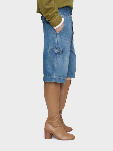 Maison Margiela Mujer Barcelona Bermudas Denim Algodón color Azul Denim sku 762-000578 01 - Foto 3