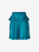 Dries Van Noten Mujer Barcelona Bermudas Pacuna color Azul Turquesa sku 762-000579 01 - Foto 1
