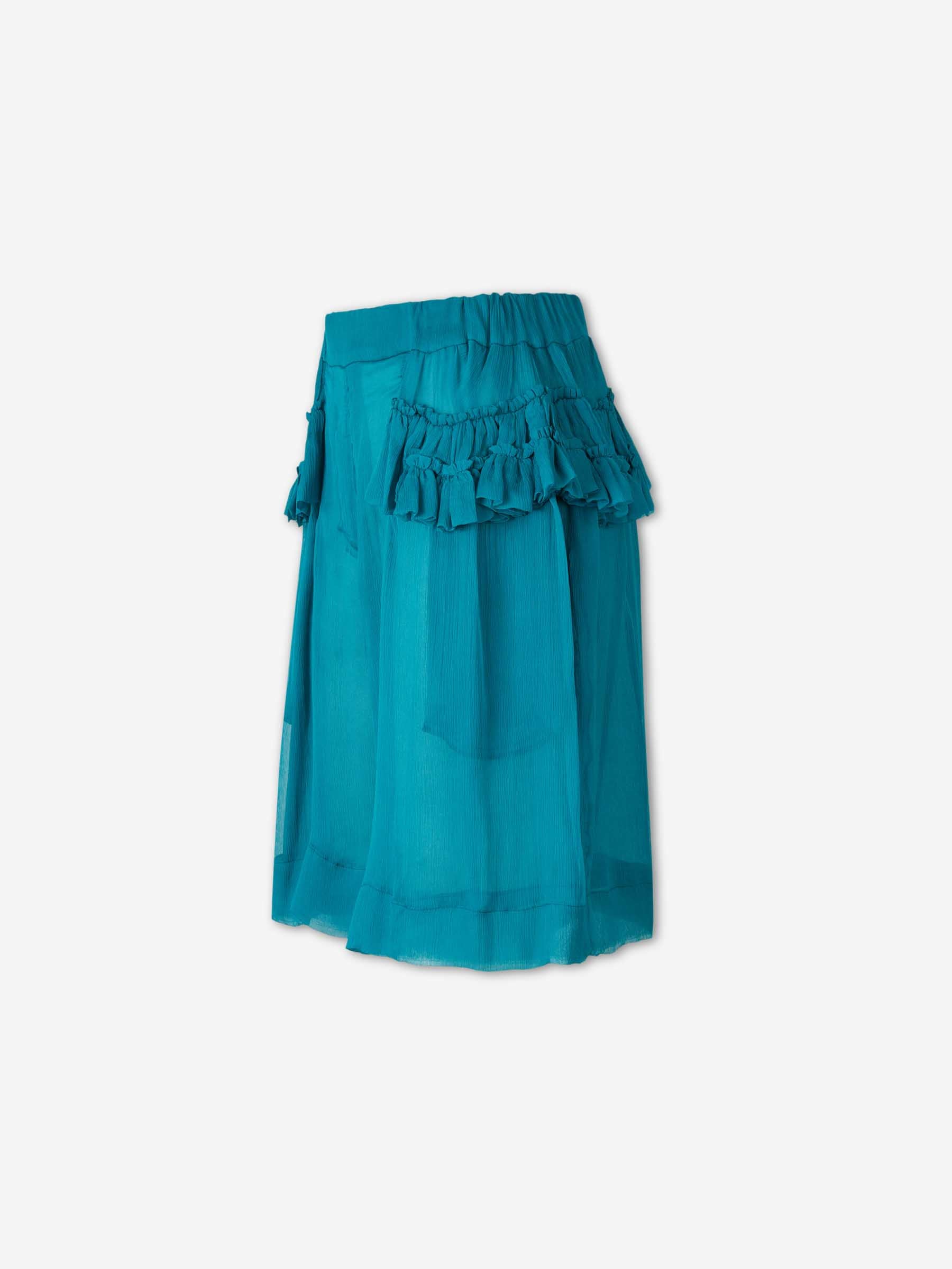 Dries Van Noten Mujer Barcelona Bermudas Pacuna color Azul Turquesa sku 762-000579 01 - Foto 2