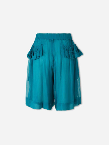 Dries Van Noten Mujer Barcelona Bermudas Pacuna color Azul Turquesa sku 762-000579 01 - Foto 3