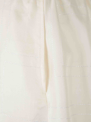 TOTEME Mujer Barcelona Shorts Anchos Monograma color Beige sku 762-000583 00 - Foto 3