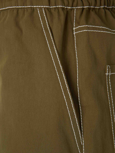 Marni Mujer Barcelona Bermudas Técnicas Algodón color Verde Militar sku 762-000592 01 - Foto 4