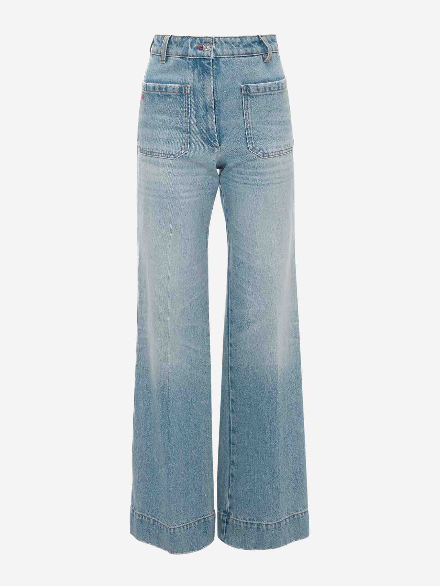 Victoria Beckham Mujer Barcelona Jeans Alina Denim color Azul Denim Claro sku 763-001649 01 - Foto 1