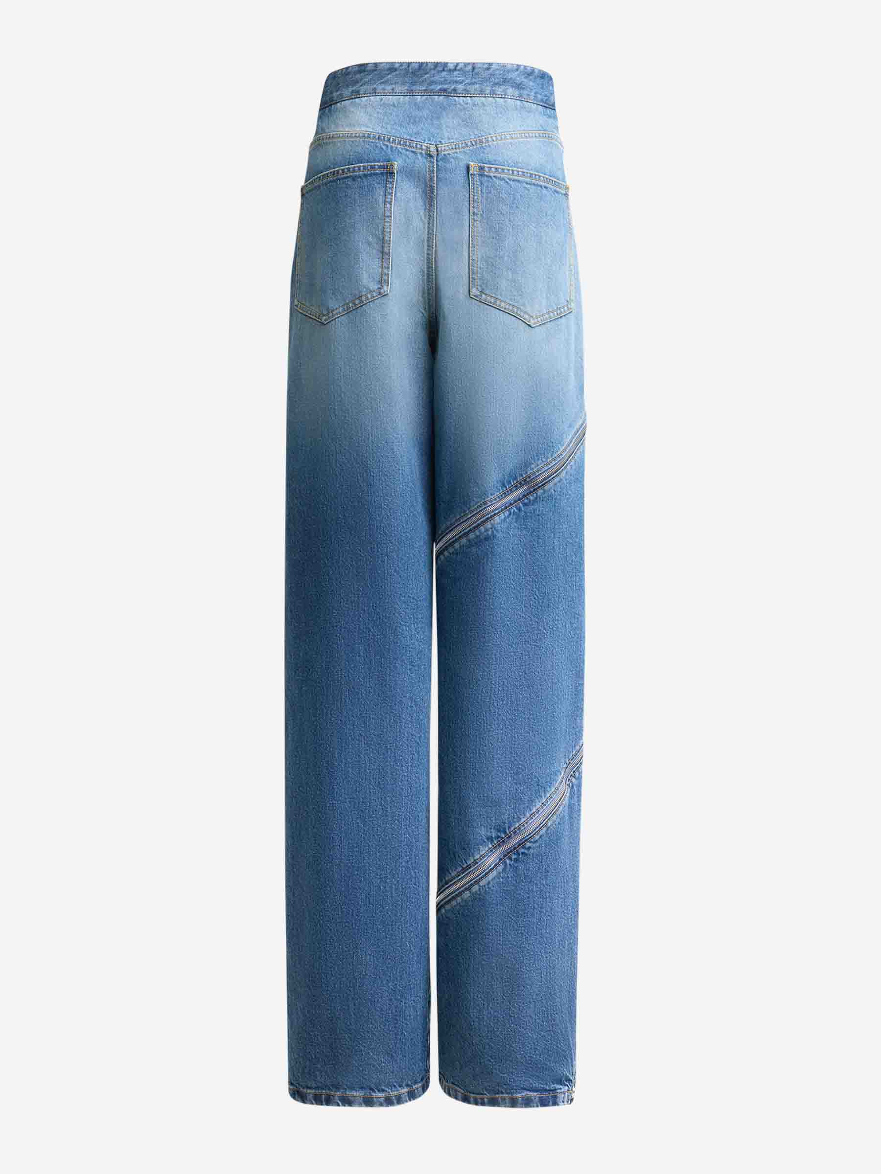Alaïa Mujer Barcelona Jeans Straight Espiral color Azul sku 763-001691 01 - Foto 2