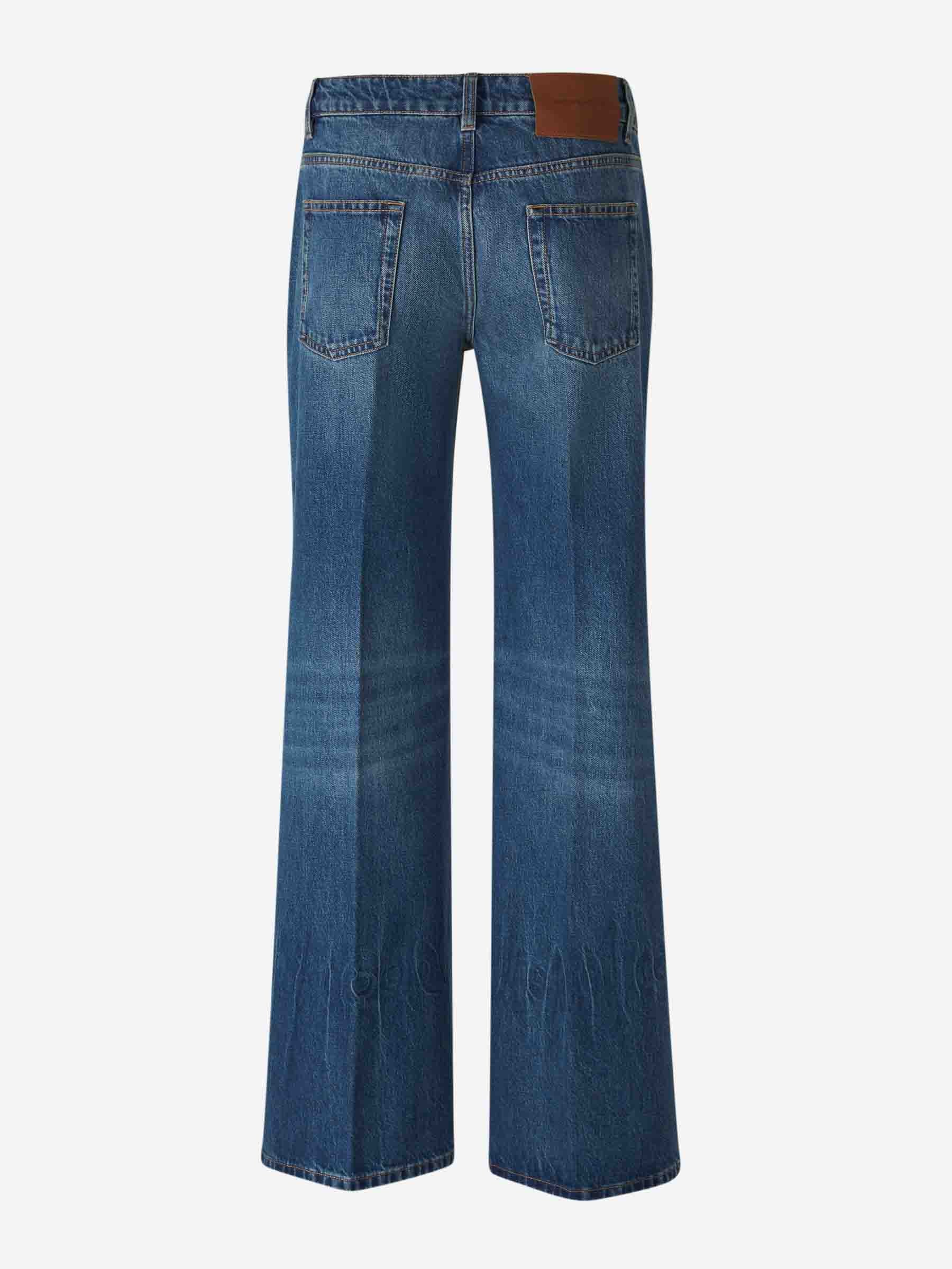 Victoria Beckham Mujer Barcelona Jeans Wide Leg color Azul Denim Oscuro sku 763-001708 01 - Foto 2