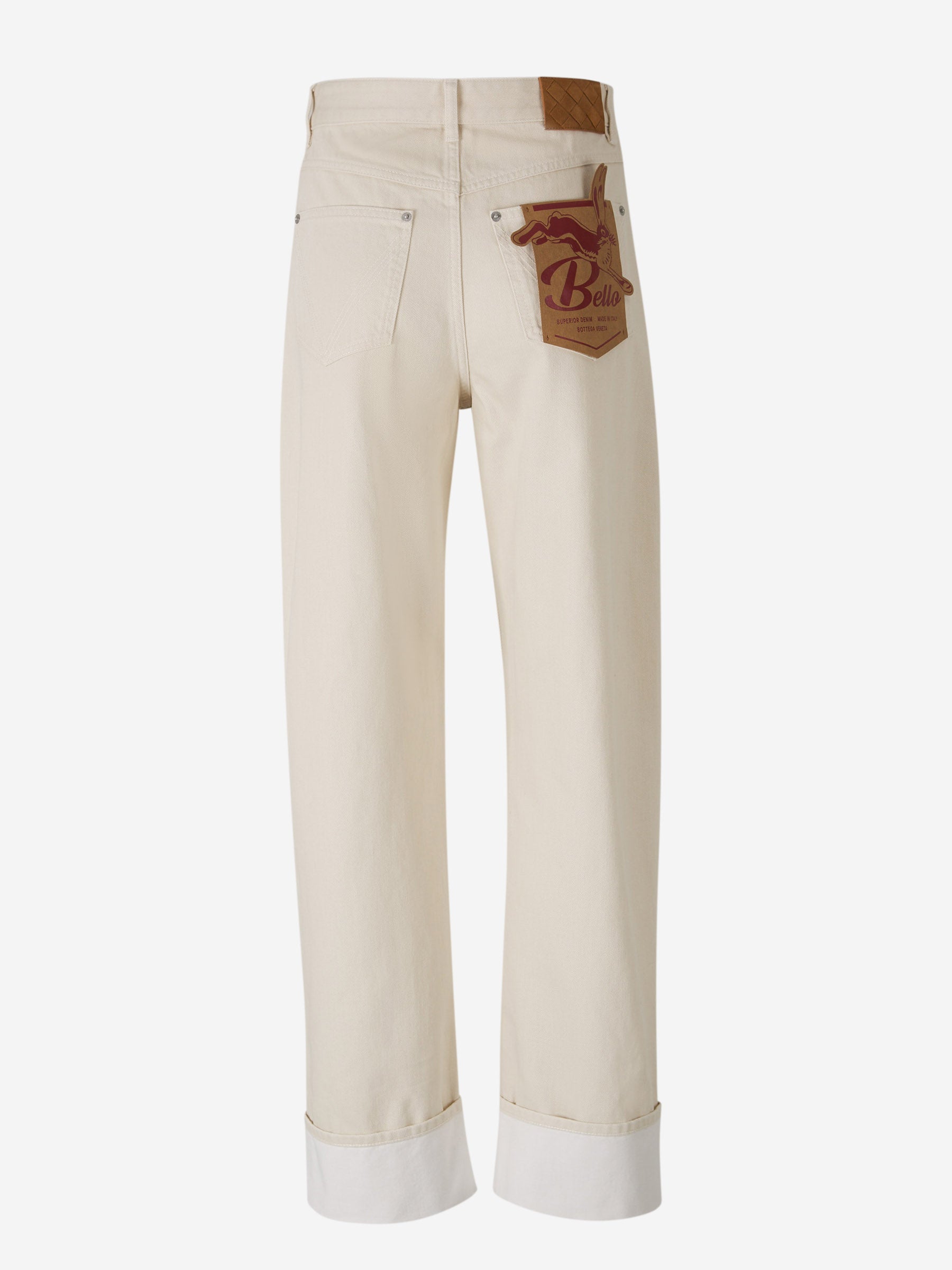 Bottega Veneta Mujer Barcelona Jeans Denim Algodón color Blanco sku 763-001716 01 - Foto 2