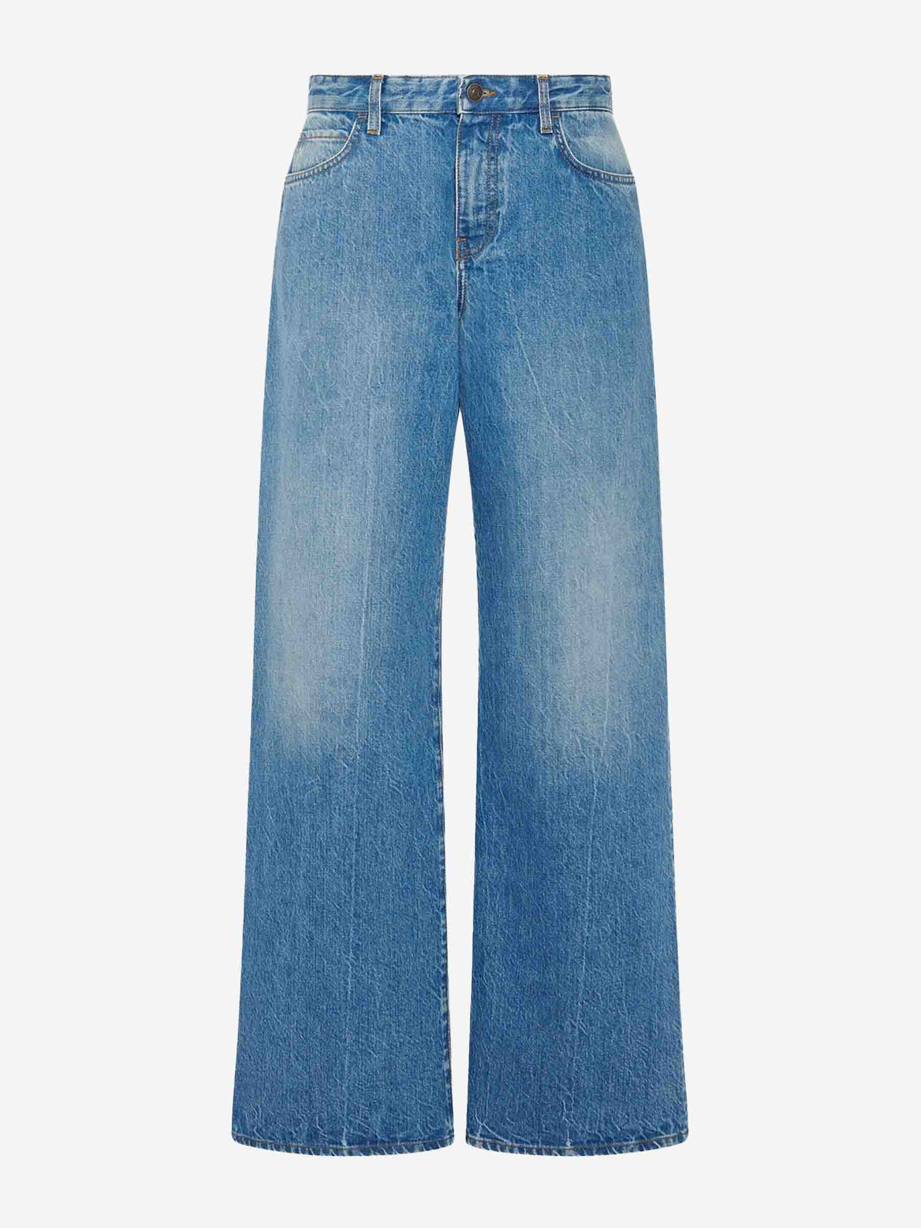 The Row Mujer Barcelona Jeans Wide Leg Eglitta color Azul sku 763-001718 01 - Foto 1