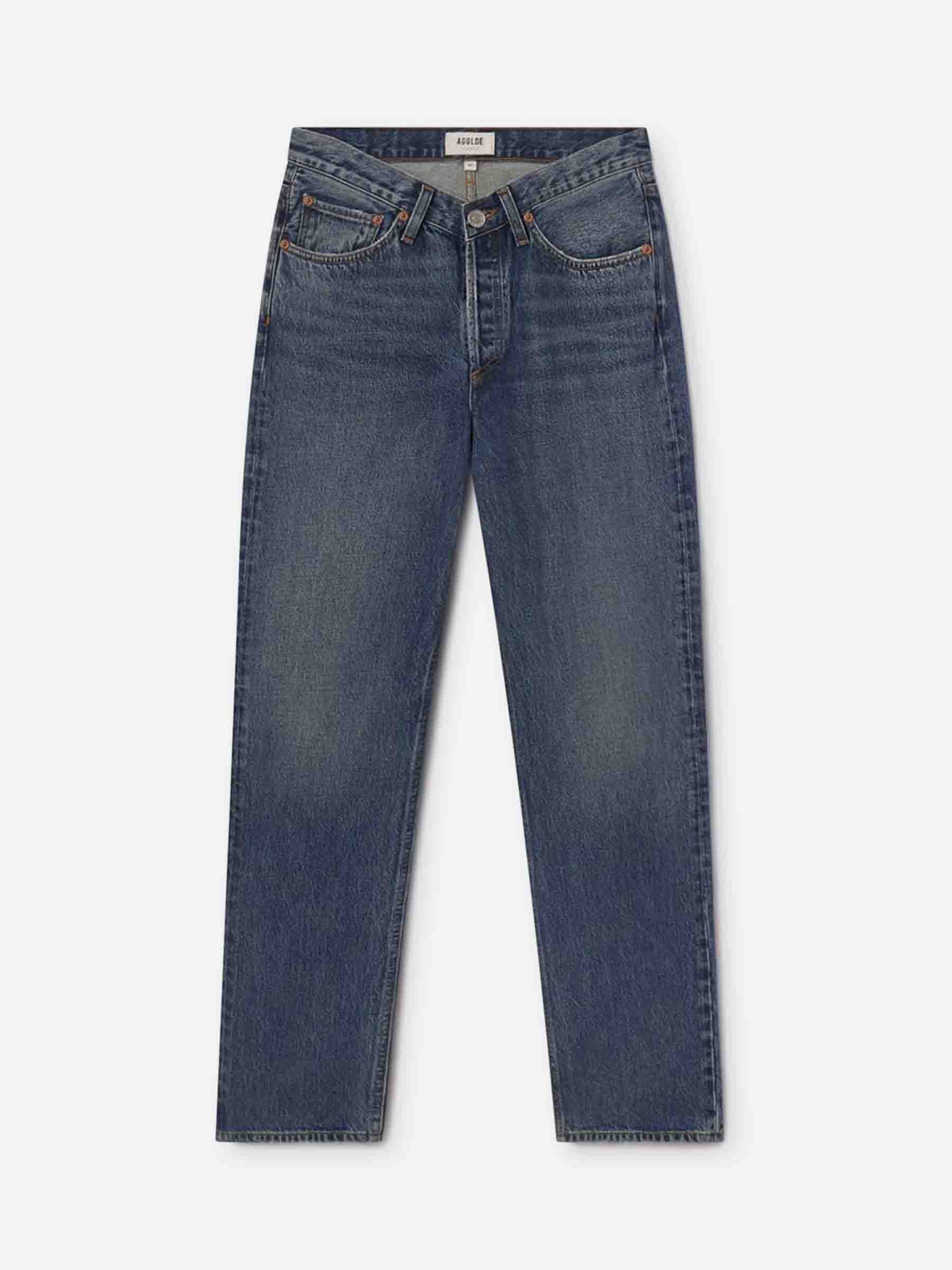 Agolde Mujer Barcelona Jeans V-Waist Kelly color Azul sku 763-001730 01 - Foto 1