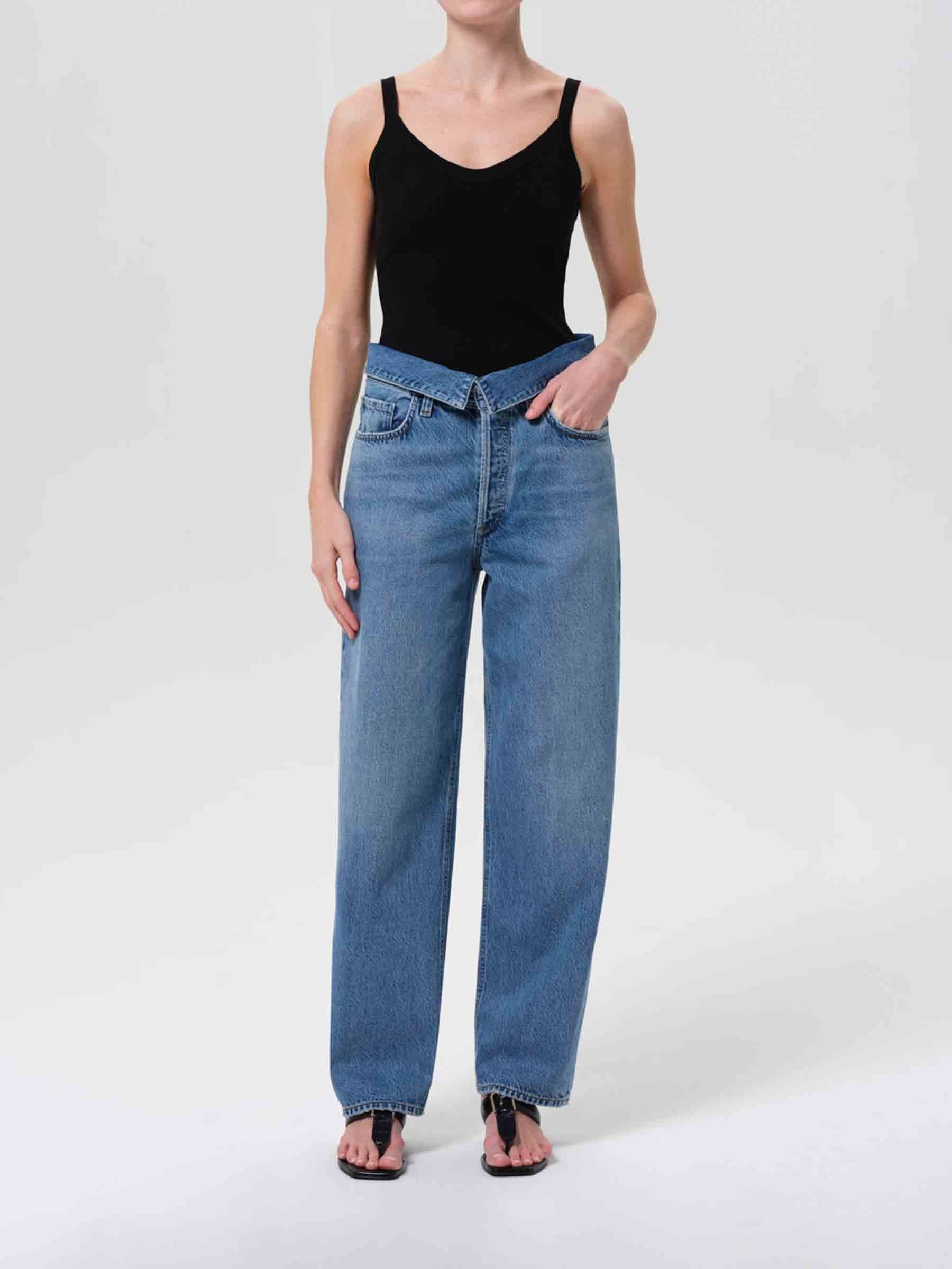 Agolde Mujer Barcelona Jeans Echo Taper color Azul sku 763-001731 01 - Foto 2