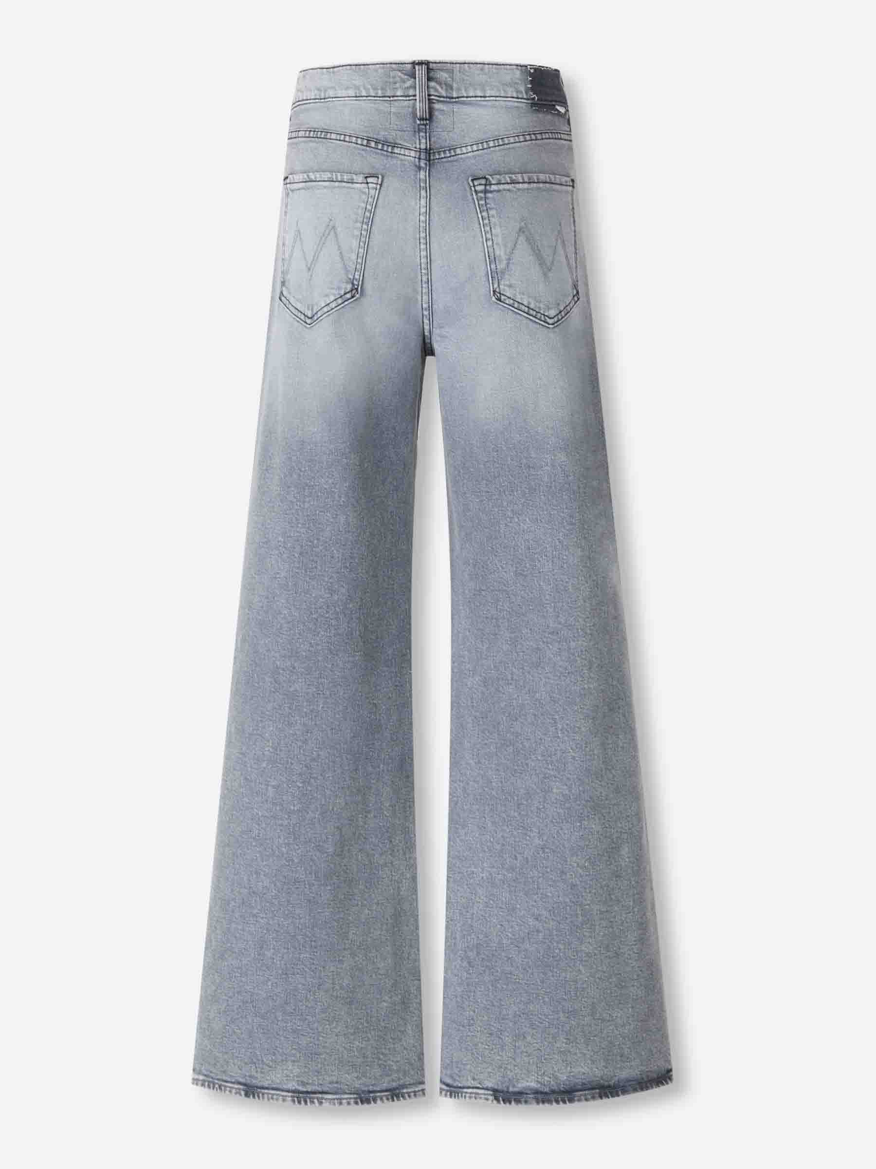 Mother Mujer Barcelona Jeans The Ditcher Roller Sneak color Azul Denim sku 763-001735 01 - Foto 2