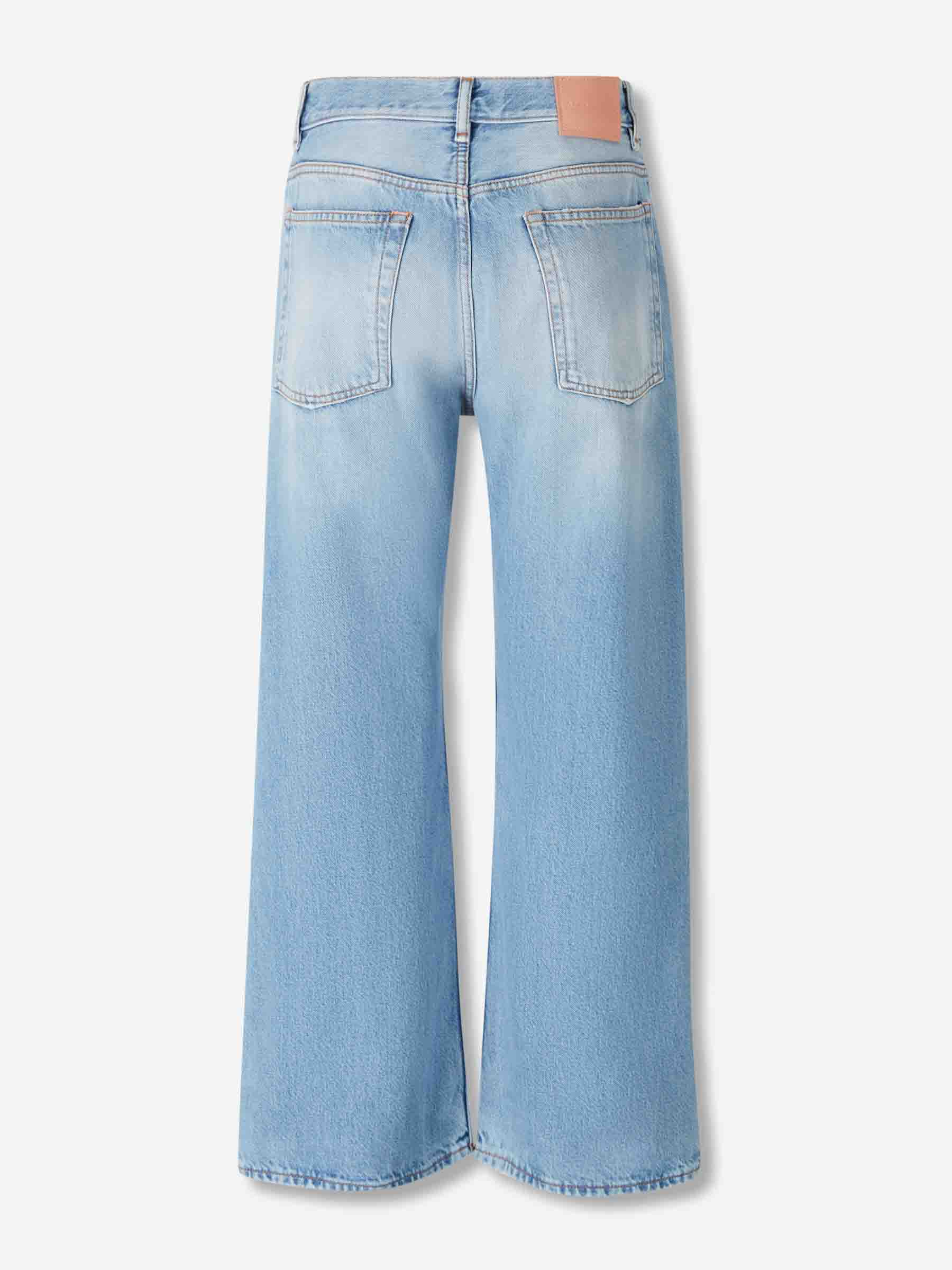 Acne Studios Mujer Barcelona Jeans Rectos 2021F color Azul Denim Claro sku 763-001754 01 - Foto 2