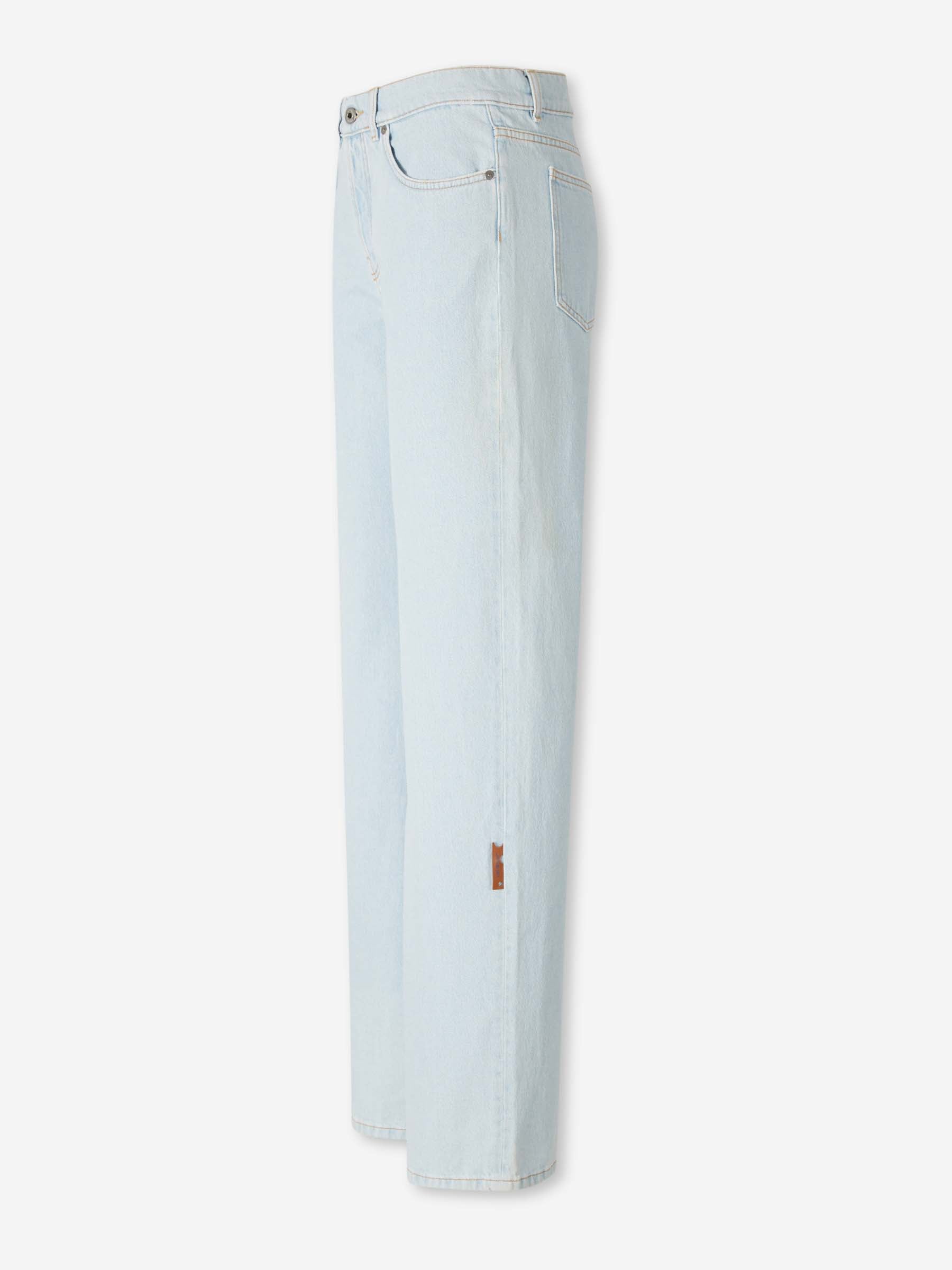 Off-White Mujer Barcelona Jeans Rectos color Azul Denim Claro sku 763-001762 01 - Foto 2