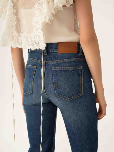 Chloé Mujer Barcelona Jeans Rectos color Azul Denim sku 763-001771 01 - Foto 3