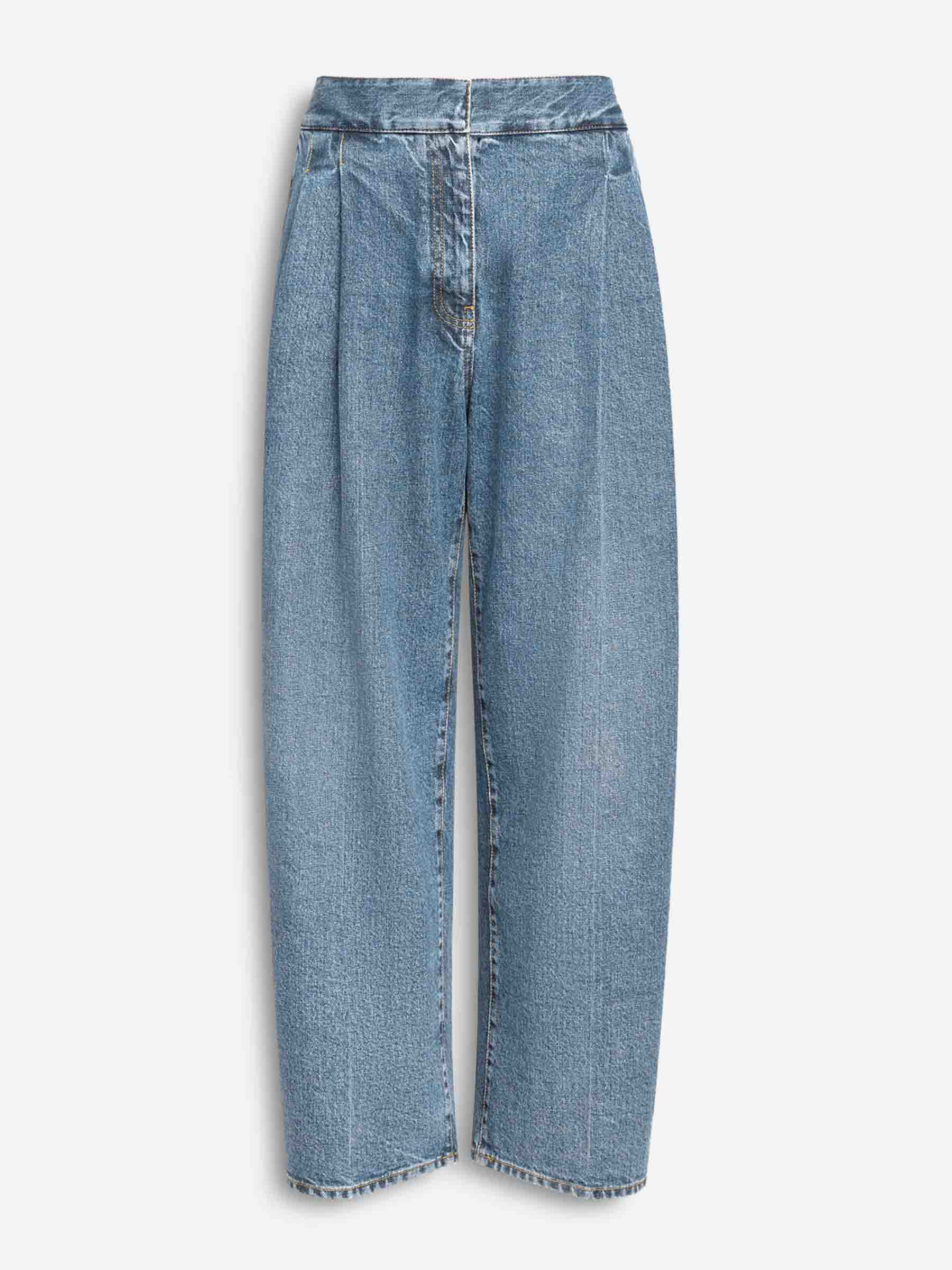 Alaïa Mujer Barcelona Jeans Plisado Ancho color Azul Denim sku 763-001793 00 - Foto 1