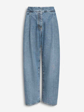 Alaïa Mujer Barcelona Jeans Plisado Ancho color Azul Denim sku 763-001793 00 - Foto 1