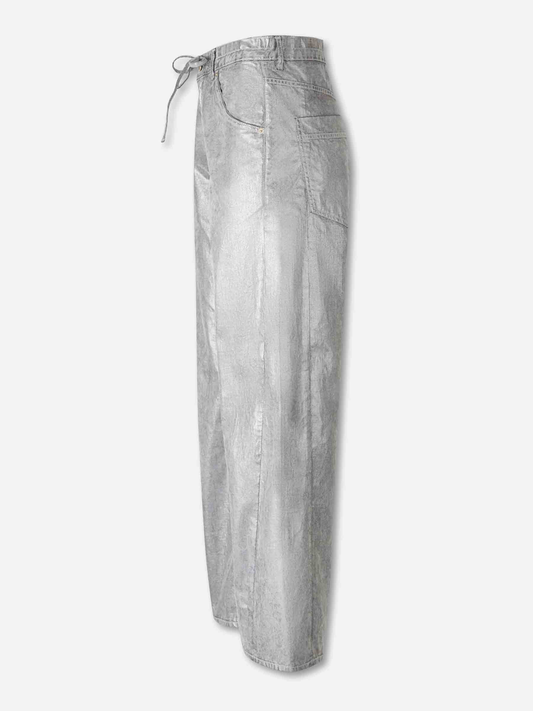 Darkpark Mujer Barcelona Jeans Rectos Metalizado color Plateado sku 763-001795 01 - Foto 2