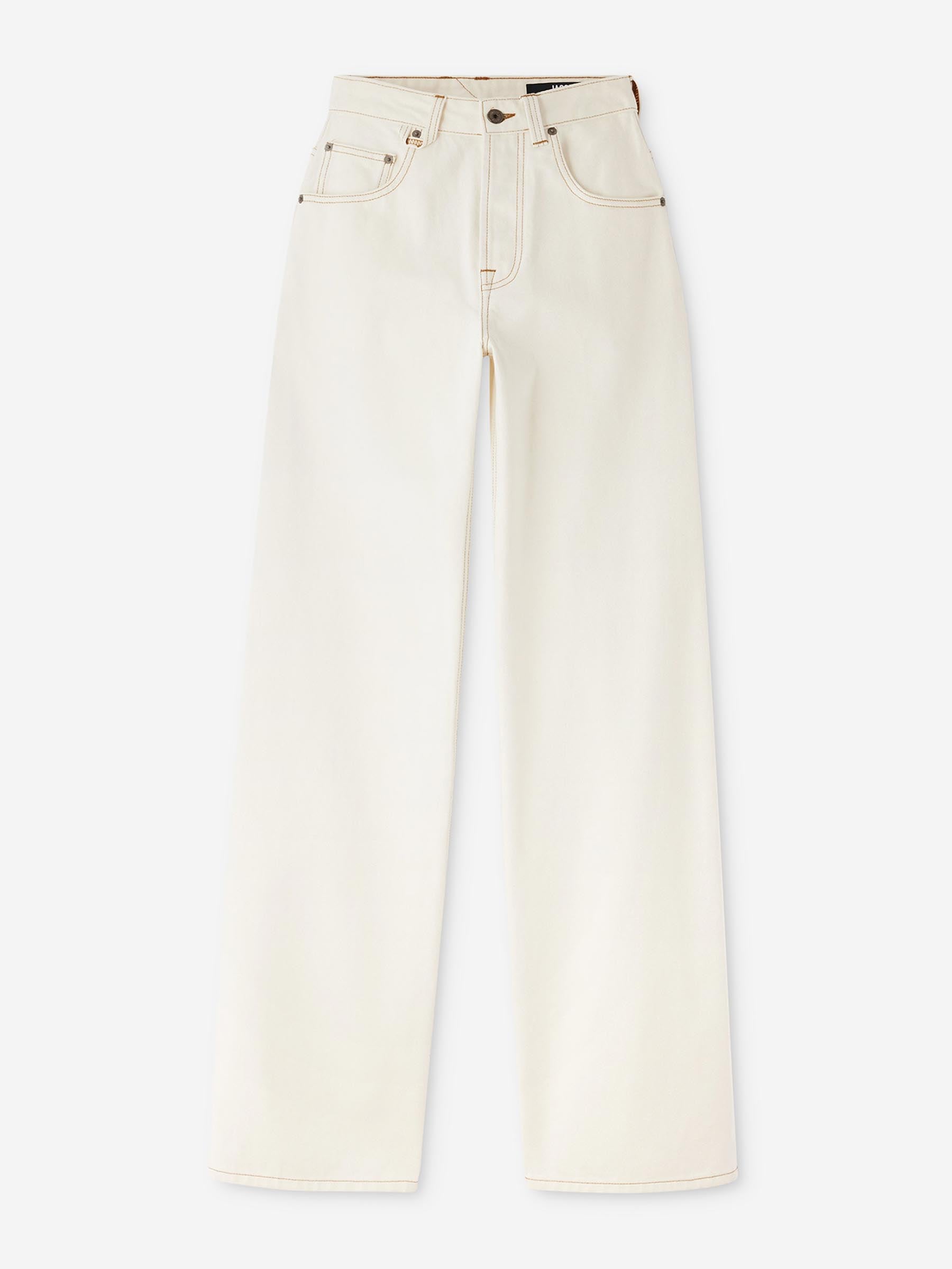 Jacquemus Mujer Barcelona Jeans De-Nîmes Ancho color Marfil sku 763-001797 01 - Foto 1