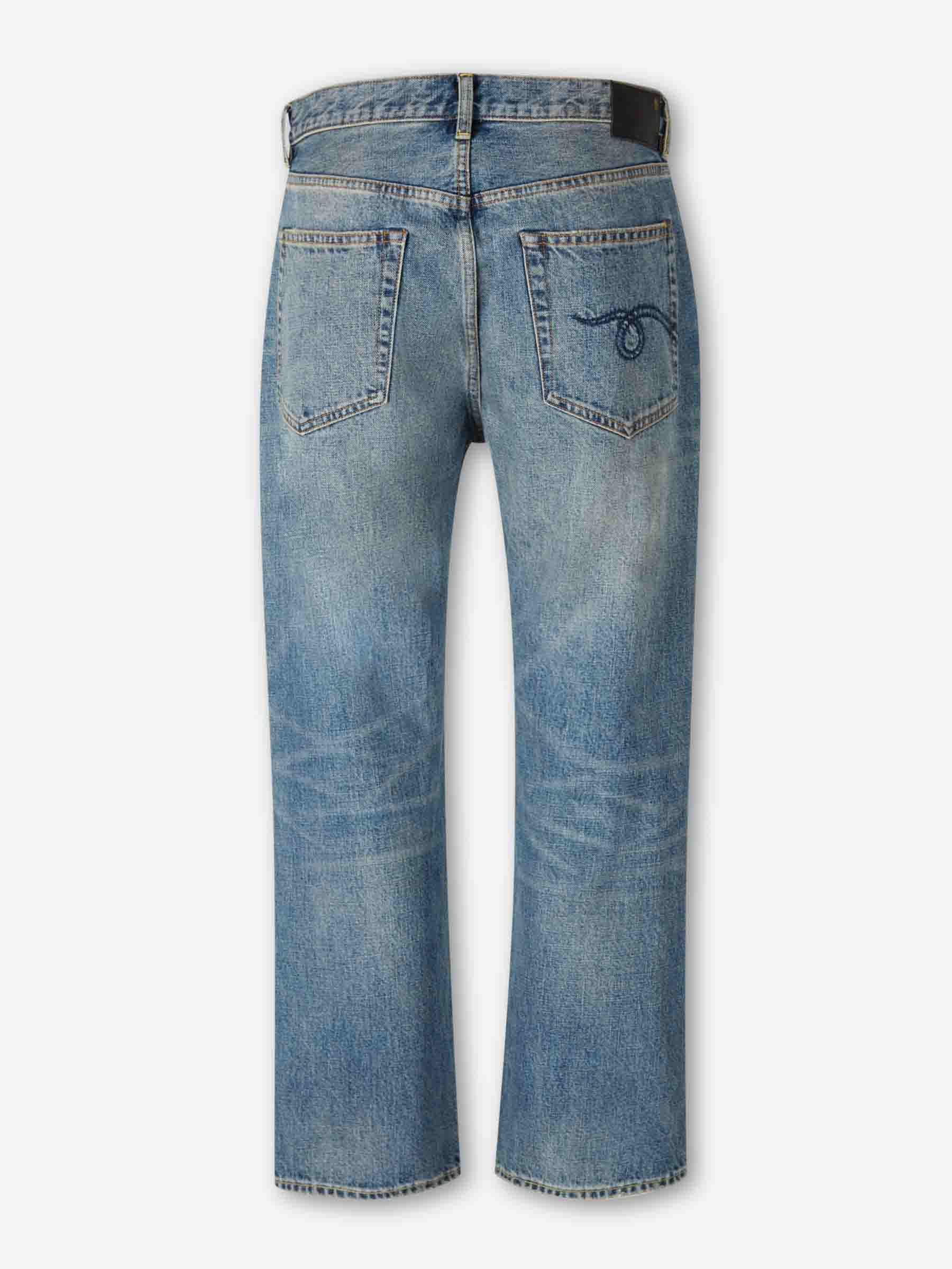 R13 Mujer Barcelona Jeans Rectos Anchos color Azul Denim sku 763-001799 01 - Foto 2