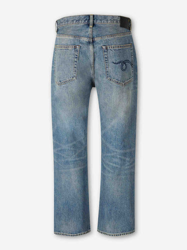 R13 Mujer Barcelona Jeans Rectos Anchos color Azul Denim sku 763-001799 01 - Foto 2