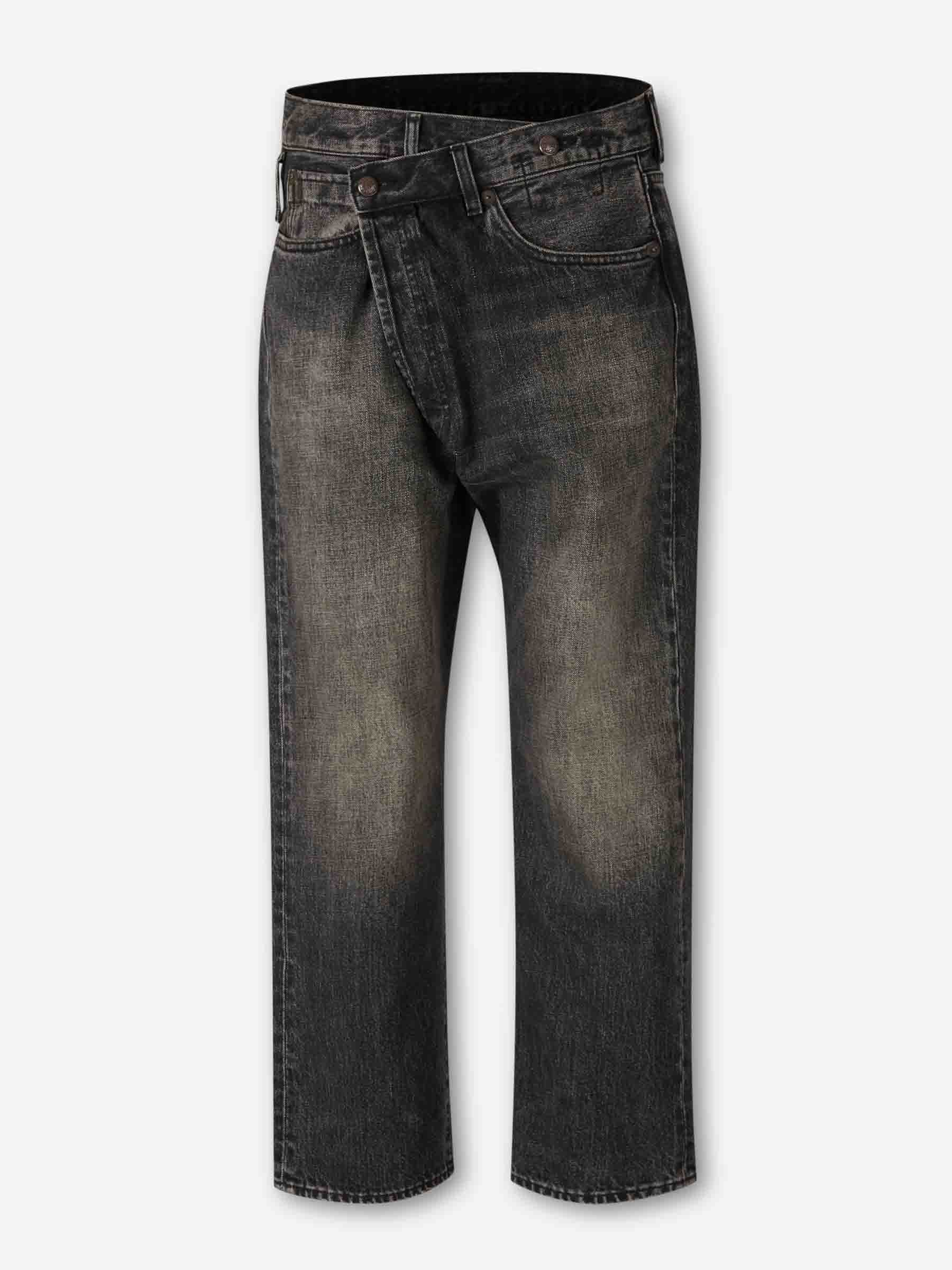 R13 Mujer Barcelona Jeans Anchos Crossover color Negro sku 763-001801 02 - Foto 1