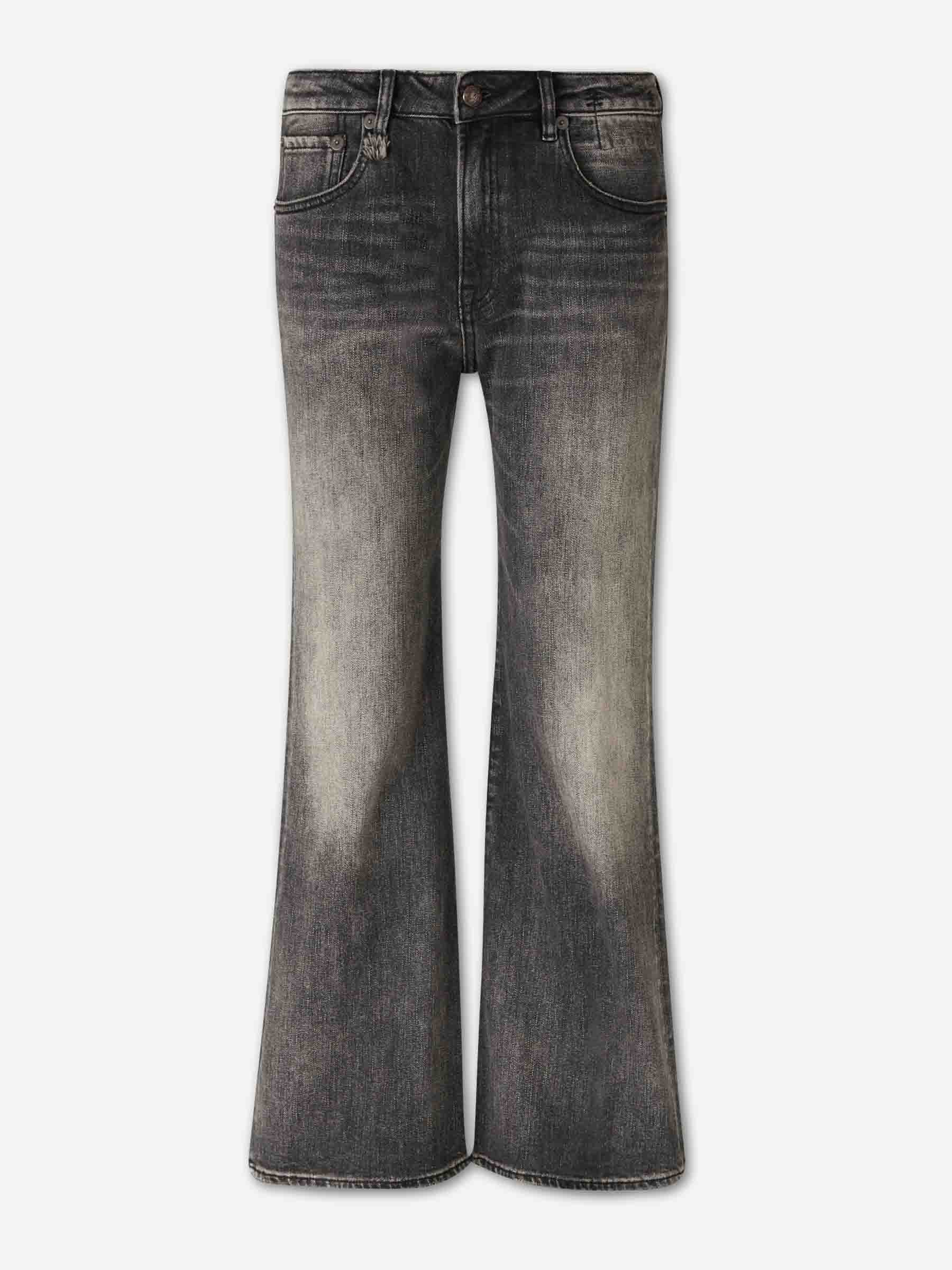 R13 Mujer Barcelona Jeans Anchos Acampanados color Gris Antracita sku 763-001802 01 - Foto 1