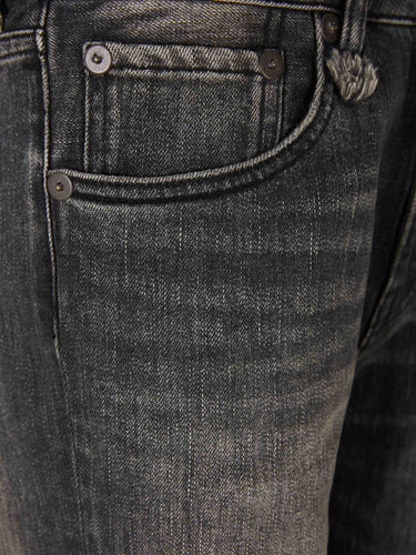 R13 Mujer Barcelona Jeans Anchos Acampanados color Gris Antracita sku 763-001802 01 - Foto 3