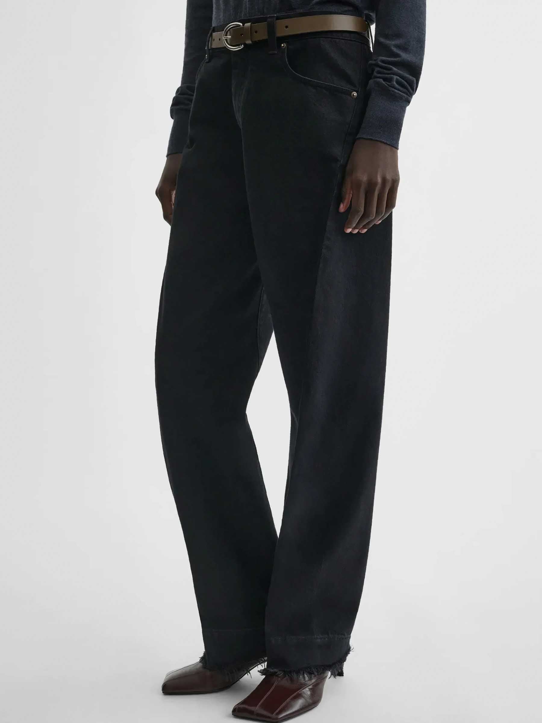 Phoebe Philo Mujer Barcelona Jeans Rectos Arch color Negro sku 763-001805 00 - Foto 2