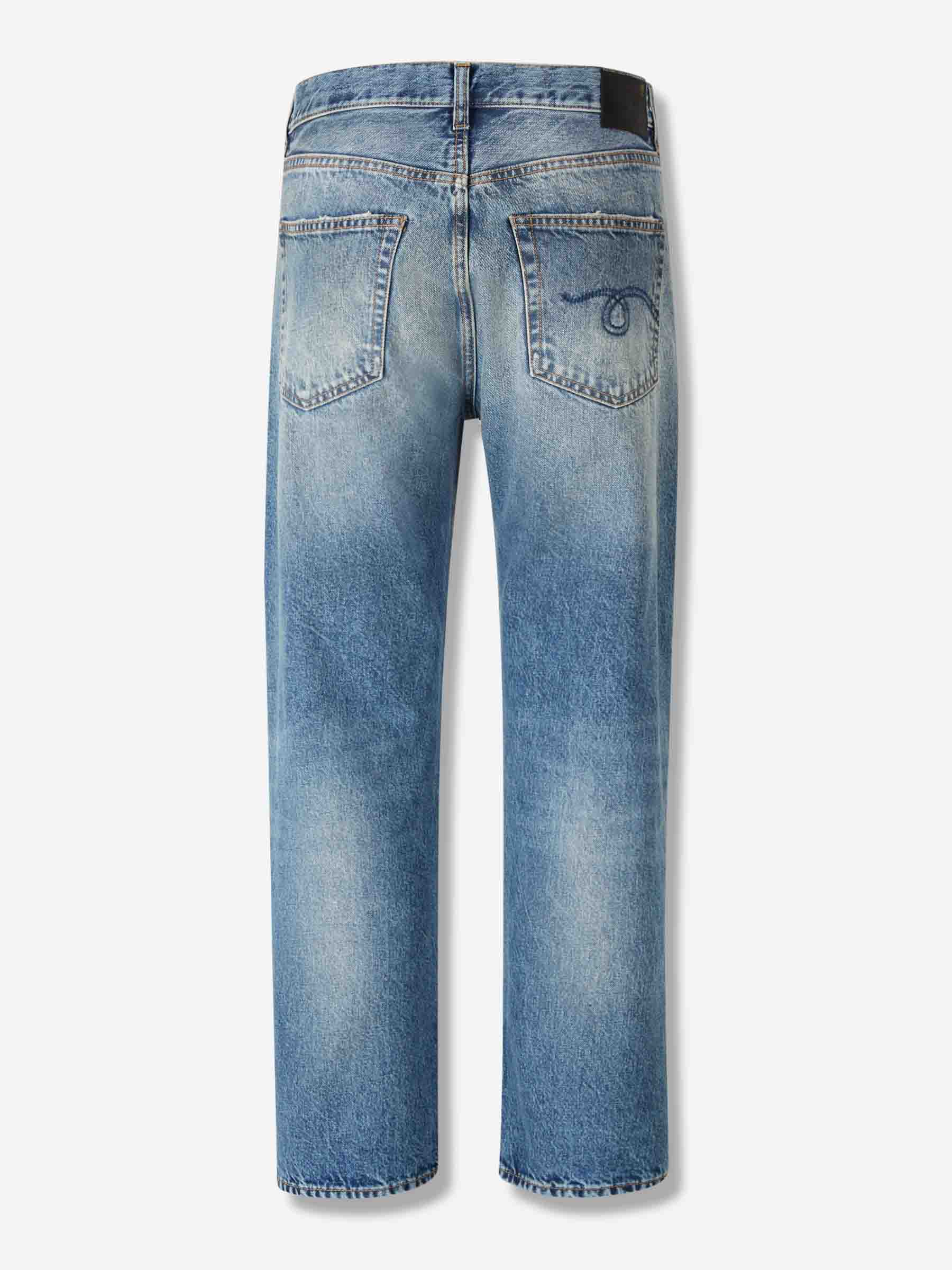 R13 Mujer Barcelona Jeans Rectos color Azul Denim sku 763-001807 01 - Foto 2