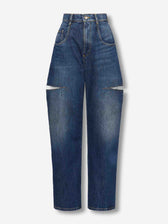 Maison Margiela Mujer Barcelona Jeans Anchos Aberturas color Azul Denim sku 763-001816 01 - Foto 1