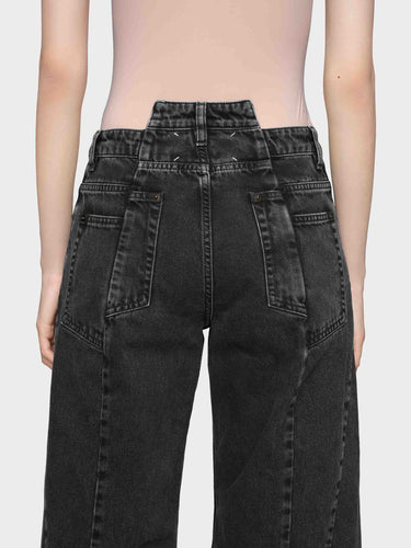 Maison Margiela Mujer Barcelona Jeans Rectos Bolsillos color Azul Denim sku 763-001817 01 - Foto 4