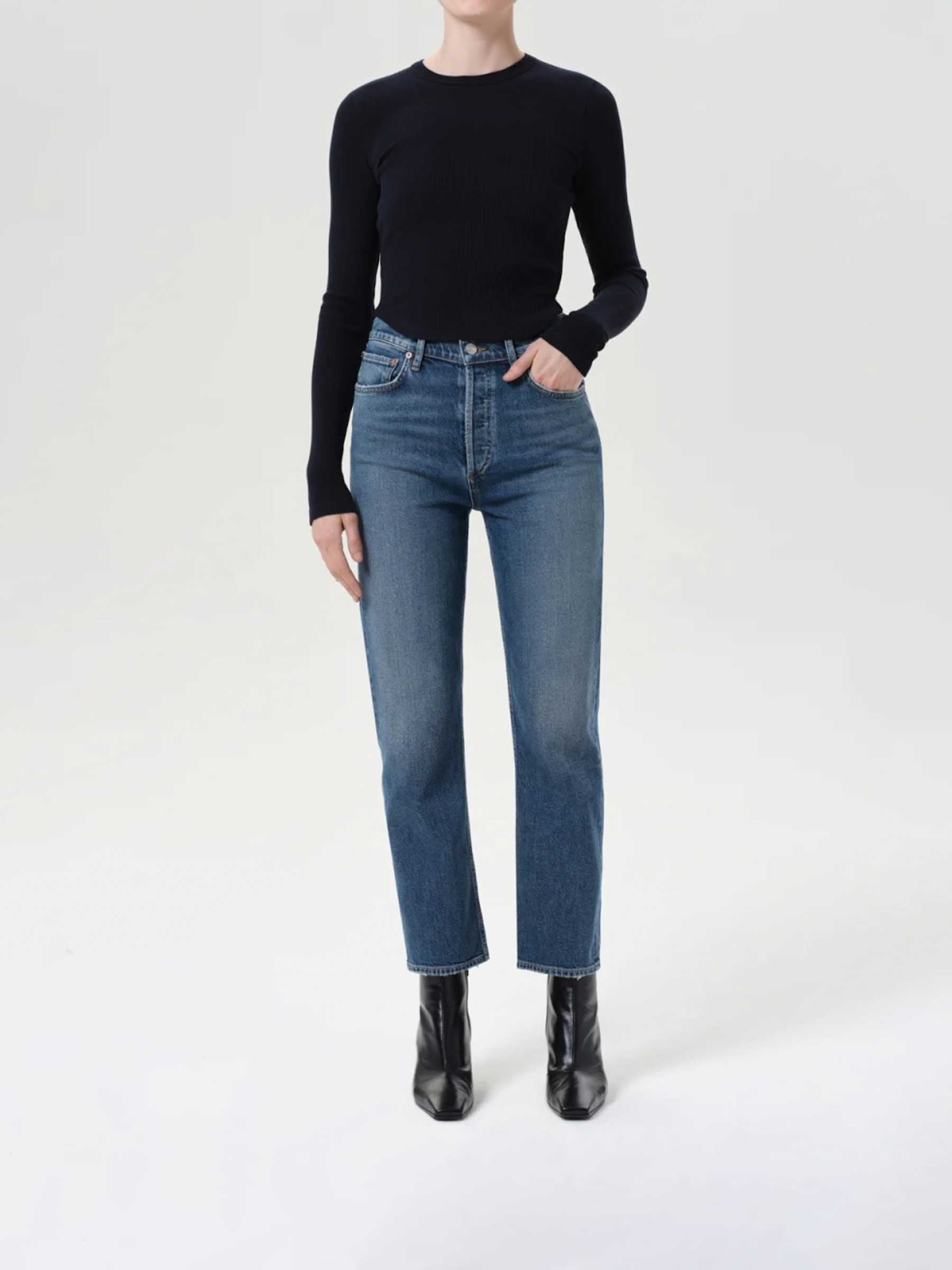 Agolde Mujer Barcelona Jeans 90's Pinch color Azul Denim sku 763-001823 01 - Foto 2