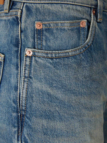 Saint Laurent Mujer Barcelona Jeans Rectos Capri color Azul Denim sku 763-001828 01 - Foto 3